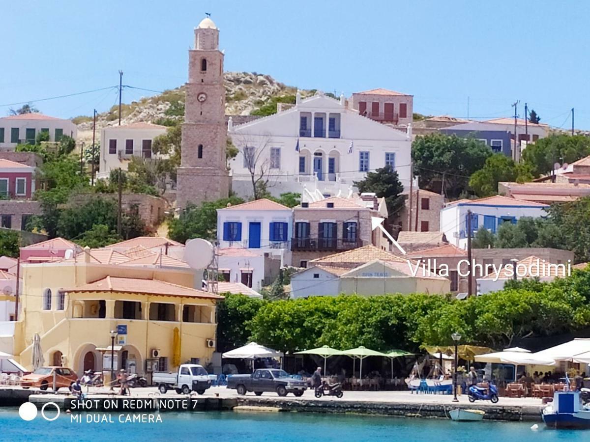 Villa Chrysodimi Chalki Town Екстериор снимка